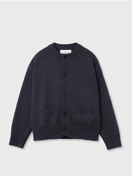 [JBB*] SLATE GREY DROP SHOULDER CREW NECK CARDIGAN  เจบีบี เสื้อคาดิแกน เสื้อลำลองผู้ชาย ใส่คลุม ผ้า