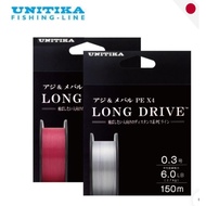 UNITIKA PE X4 Long Drive - Ultra-Thin 4-Braid Line for Ajing & Mebaru -  Japan Direct