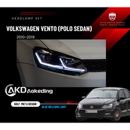Volkswagen Vento (Polo Sedan ) Headlamp Full Set Built In Led Design Golf MK7.5
