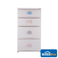 MODERN DRAWER 4 TIERS C12 45x56x105 CM WHITE