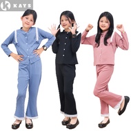KAYS - Korean Look Knit Snowy Lace Girls' Set 8-12 Years