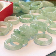 Ice green apple marble ring size 17-19mm