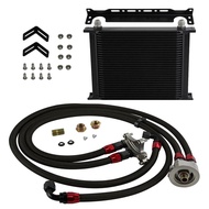 10AN Engine Oil Cooler & Filter Adapter Kit 30 Row for Nissan S13 180SX 89-98 S14 S15 200SX 94-02 SR