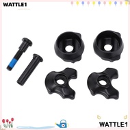 WTTLE Bicycle Seat Post Clamp, Black 7 X 7mm Bike Seat Tube Clamp, Durable Aluminum Alloy with Insta
