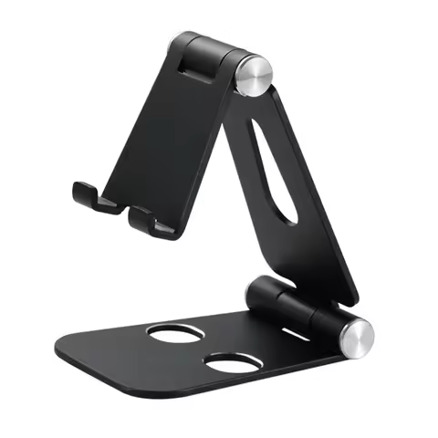 Metal Aluminum Alloy Mobile Phone Desktop Holder Stand for iPhone 16 17 Pro Stand Lazy Live Portable