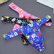Sexy Men's G-String Skull Head Print Bulge Pouch Thongs Low-Rise Elastic Open Butt T-Back Male Under