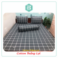 Ga giường Drap lẻ 100% Cotton Thắng Lợi 1m8 x 2m cho nệm cao 17-25cm ( không áo gối )