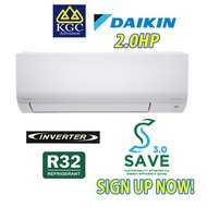 Daikin 2.0HP FTKF50AV1MF / RKF50A Standard Inverter Air Conditioner (Smart Control) [Seda Save 3.0]