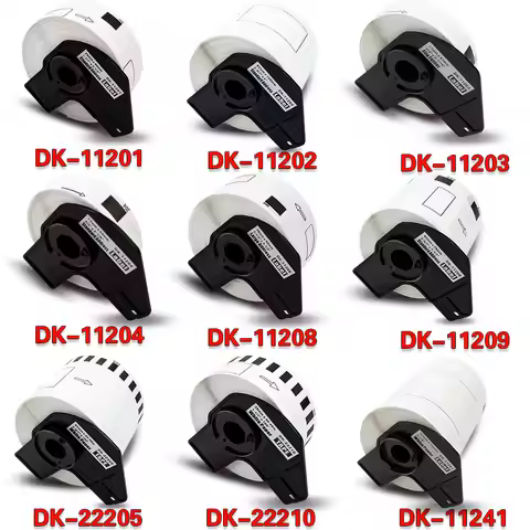 Absonic for Brother DK Label Roll DK-11209 DK-11208 DK-11241 DK-22205 DK-22210 for Brother Labels Pr