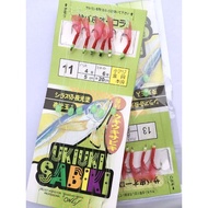 【FC305-003】UkiUki Sabiki Apollo Hook bait fishing mata cari umpan hidup/selar/kembung/talang/tamban/