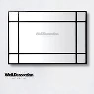 Wall mounted mirror - rectangular mirror - Aesthetic wall mirror - Aesthetic mirror - full body mirr