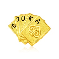 CHOW TAI FOOK Token of Friendship [周大福友禮] Collection 999 Pure Gold Charm - Poker Cards R28239