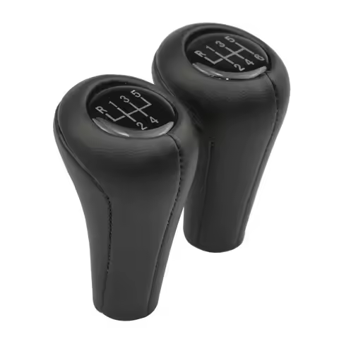 Leather Gear Shift Knob for BMW 1 3 5 6 Series M3 M4 M5 X5 X6 E30 E32 E34 E36 E38 E39 E46 E53 E60 E6