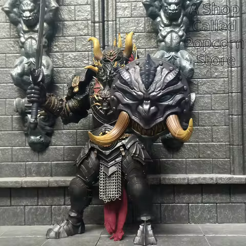 Four Horsemen Mythic Legions: 7-Inch (1:12 Scale) All-Stars Wave 6 - Axe-Wielding Dwarf, War Horse, 