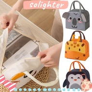 SOLIGHTER Insulated Lunch Box Bags, Thermal Bag Thermal Cartoon Stereoscopic Lunch Bag,  Portable Lunch Box Accessories  Cloth Tote Food Small Cooler Bag