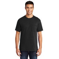 Port & Company Men's Tall 50/50 Cotton/Poly T Shirt with Pocket
