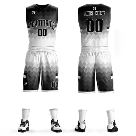 Custom Basketball Jersey Suit Design Printing Team Name Number Logo Full Sublimation Quick-Drying Ba