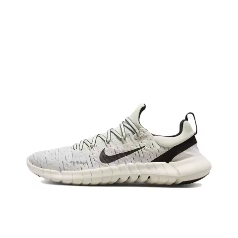 Nike Free RN 5.0 Recyclable Material Fabric Low top Casual Long Distance Running Shoes Men's Sail Wh