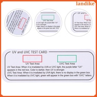 5 Pcs UV Card Test Strip Indicator Uvc-uva Tools Sun Ultraviolet Intensity Tester Strips  landike