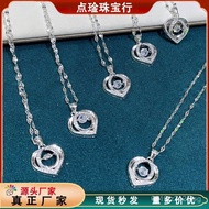 S999Wholesale Same Style Women's Gift for Girlfriend Light Luxury Necklace Valentine's Day Pure Hear