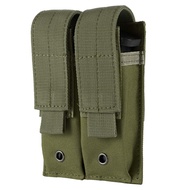 FRTKK Tactical Single/Double Pistol Mag Pouch Outdoor Molle Open-Top Magazine Pouch for Glock M1911