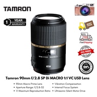 Tamron SP 90mm F/2.8 Di Macro VC USD Lens Original For Canon Mount / Nikon Mount (1 Years Warranty )