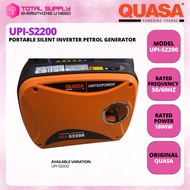QUASA 2000Watt/2.0KW Silent Inverter Portable Petrol Generator UPIS2200 UPI-S2200 4STROKE ENGINE GEN