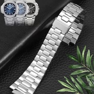 For Patek &Philippe Nautilus Strap 5726 5711/1A010 25 Convex 13mm fine stainless steel men's watchba