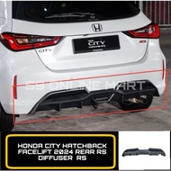 HONDA CITY HATCHBACK FACELIFT 2024 REAR RS DIFFUSER REAR BUMPER RS DIFFUSER