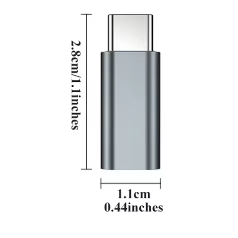 2 Pack Connector Kit Lightning to USB C Type C Gender Changer Reliable Adapter For Data Sync And Cha