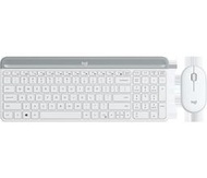 @電子街3C 特賣會@全新 羅技 Logitech 無線滑鼠鍵盤組 MK470 珍珠白 超輕薄 小巧