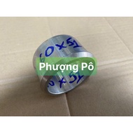 ️ CNC aluminum Adapter for exhaust cans to convert from 60mm to 51mm