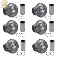 6PC 306PS AJ126 Engine Piston Rings For Jaguar F-Pace XE Land Rover Discovery XF XJ 3.0L LR4 3.0T LR