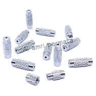 Pengait kalung Pengait gelang Kait ulir Stainless model putar / Harga Satuan