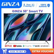 GINZA Smart TV 50 Inches Sale TV Flat Screen Smart TV Sale Android TV