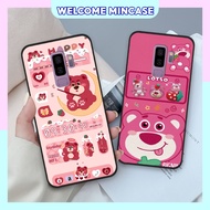 Samsung S9 / S9 Plus / S9+ Case With Lotso Strawberry Bear Print, Cute Brown Bear
