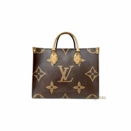 LV 雙色原花購物包onthego MM/m45321