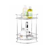 VRH 2-Layer Shelf Small Curved Corner 304 Stainless Steel Model Hw105-W105A Shiny Color