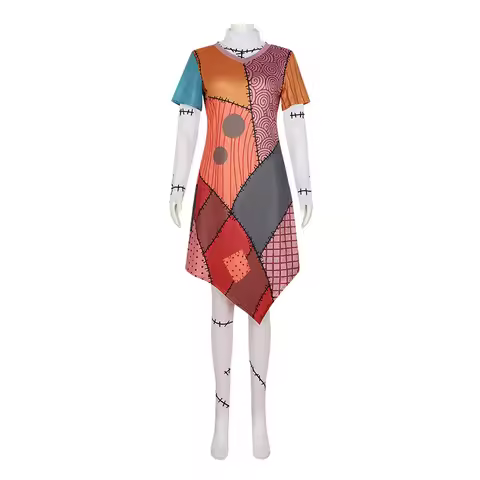 Halloween Cosplay Costume Nightmare before Christmas Anime Performance Clothes Ladies' Traditional C