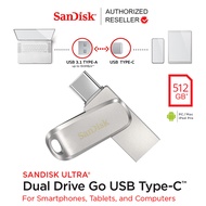 SanDisk Ultra® Dual Drive Luxe USB Type-C 512GB (SDDDC4-512G-G46) แฟลชไดรฟ์ ไดร์ฟ OTG สำหรับ โทรศัพท