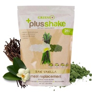 PlusShake Vanilla Powder with Organic Superfood Powder, Gluten Free, Non GMO, Soy Free, Meal Replace