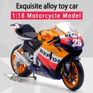 2006 Honda RC 211V MOTO GP 1/18 Alloy Diecast motosikal perlumbaan Model Toy untuk kanak-kanak hadia