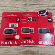 Flashdisk Sandisk Cruzer Blade USB 2.0 8GB 16GB 32GB 64GB ORI