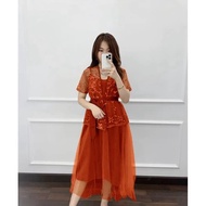 Knee-Length Bridesmaid Dress for Weddings, Modern Women's Dress, Christmas Dress for Women, Church C