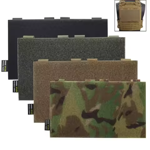 Tactical Vest Patch Molle Adapter Panel Hook&Loop Converter Mounting Placard Badge Patches EDC Tool 