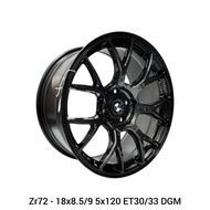 【Installation Available】Zr72 RAXER WHEEL FLOW FORMING 18 INCH 18X8.5/9 5X120 ET30/33 DGM READY STOCK