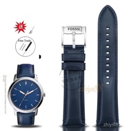 "Fossil Genuine Leather Watch Strap 22/24mm | Replacement Band for FS4735/FS4812/FS5068/ME3052/3054 