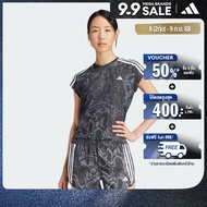 adidas วิ่ง เสื้อยืด AEROREADY ผู้หญิง สีดำ IM5421