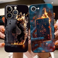 A Bich Fire Ace Case for iPhone 17 16 15 14 13 12 11 8 7 6 6s 6p 7p 8p 6g 7g 8g Pro Max XR XS xsmax 