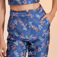 Shaka SS23 Coral Pants กางเกงขายาวทรง Slim ซิปหลัง PN-8230603